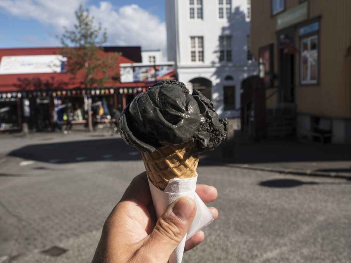 Icelandic Ice Cream, liquorice flavor