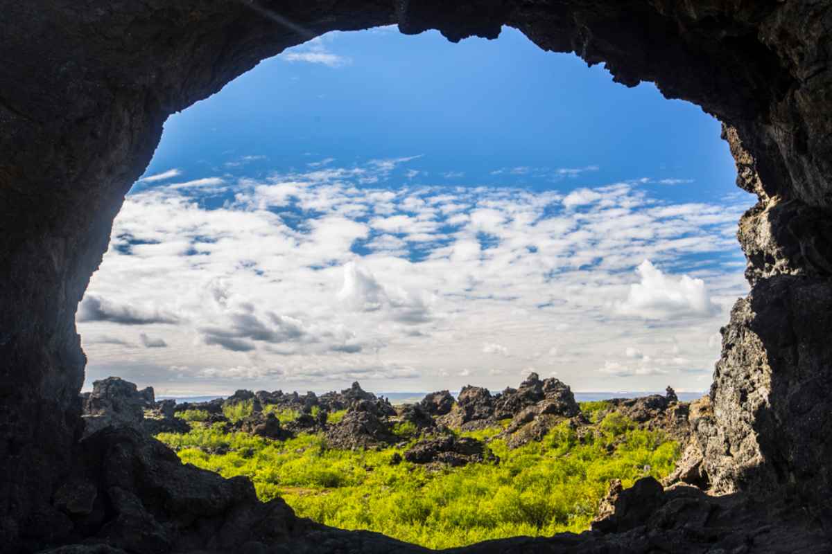 View from Dimmuborgir Arch 