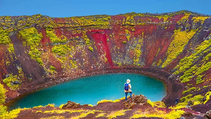 Kerid crater, south Iceland