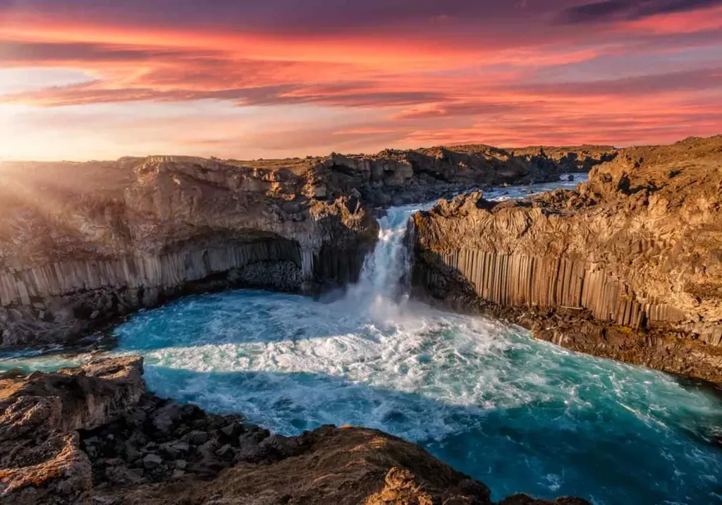 Aldeyjarfoss Waterfall; One of the Most Picturesque Waterfalls in Iceland