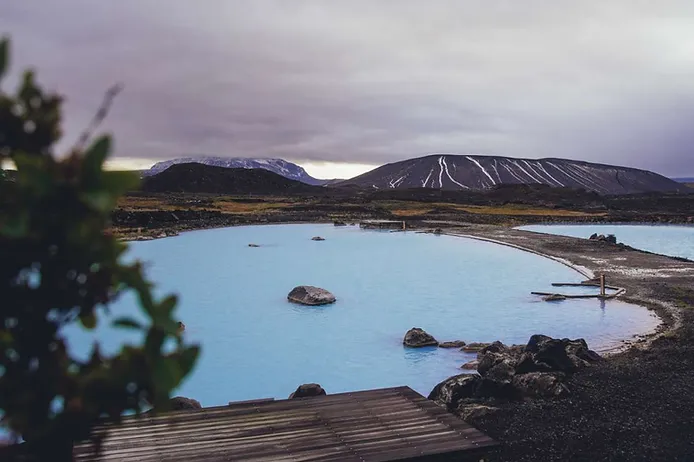 Iceland lake spa