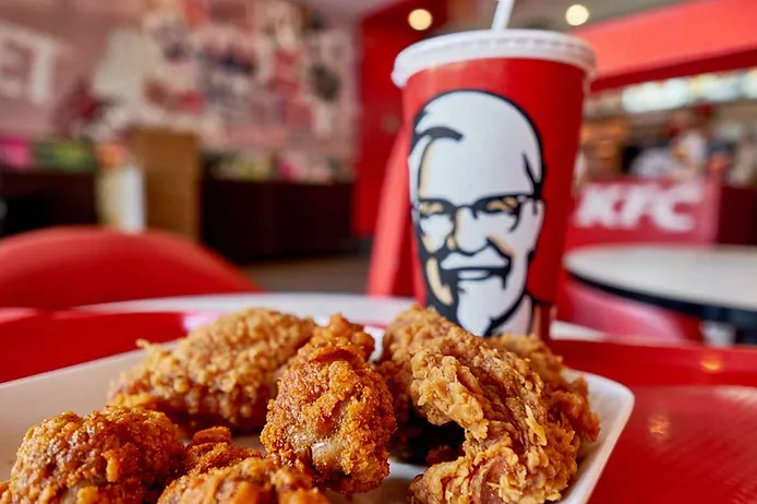 KFC fried chicken in Iceland