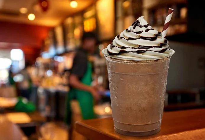 Starbucks frapuccino in Iceland 