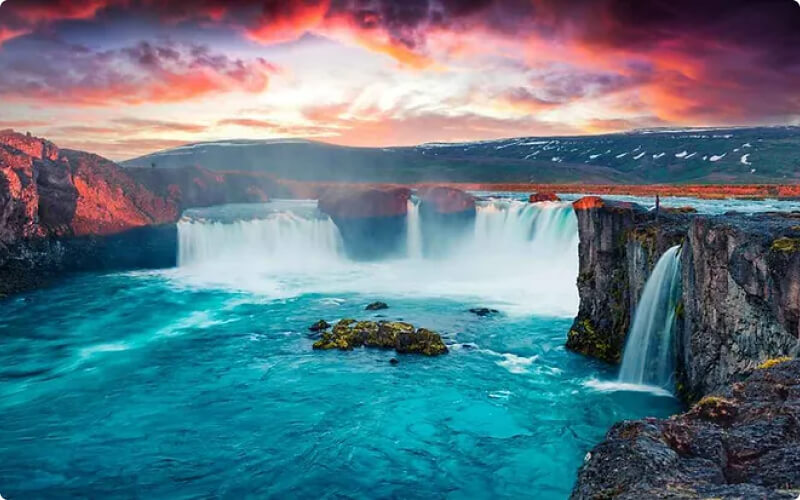 Godafoss waterfall, Iceland