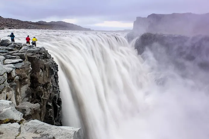 Dettifoss waterfall by Husavik 