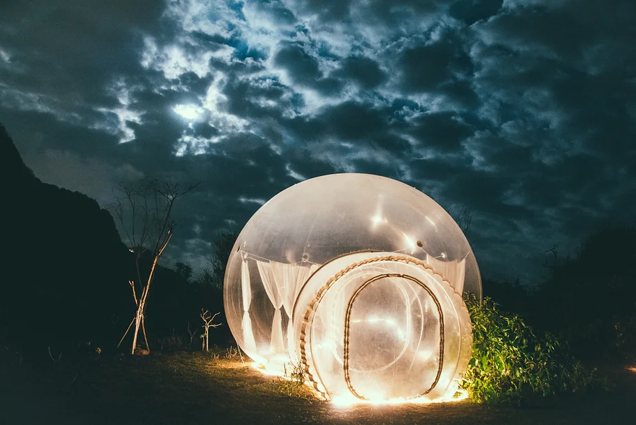 Experience in a Bubble Hotel in Iceland