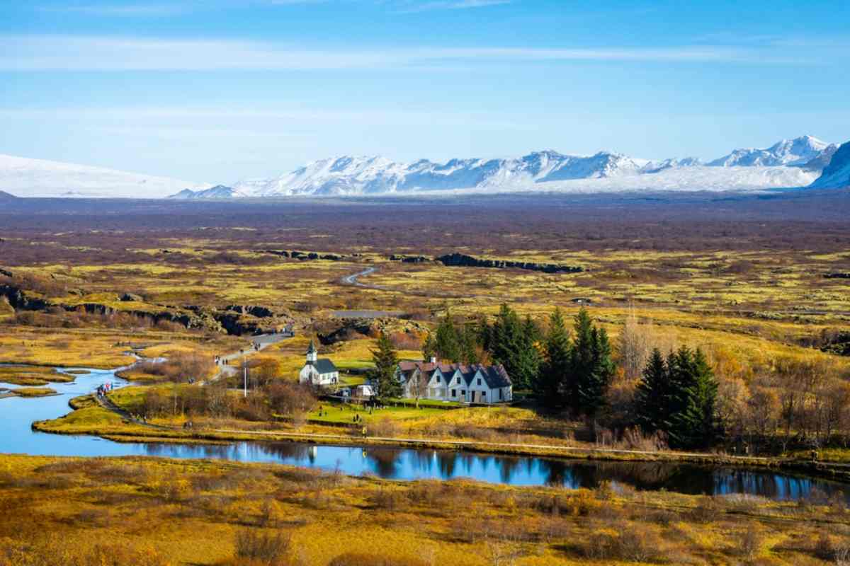 Thingvellir National Park aerial views