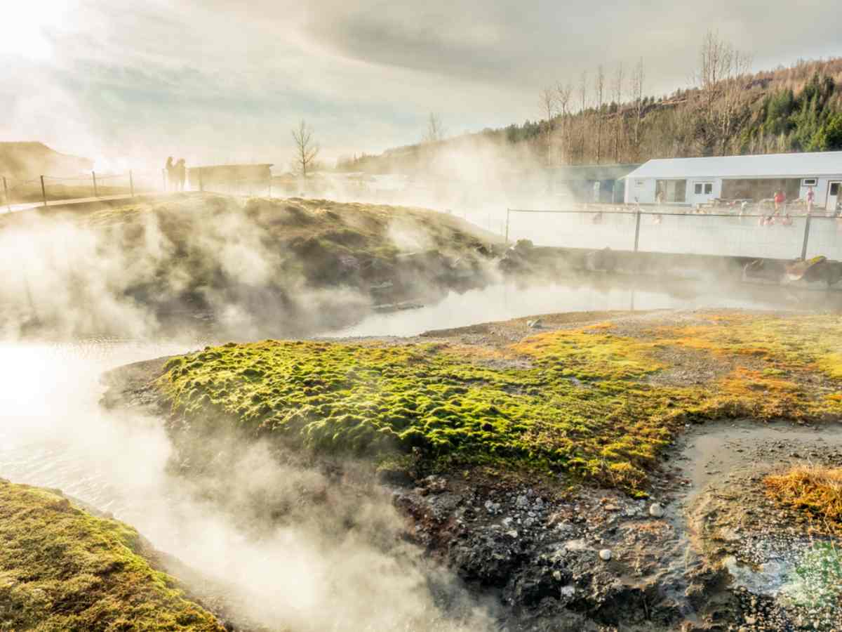 Hot water at Iceland's Secret Lagoon