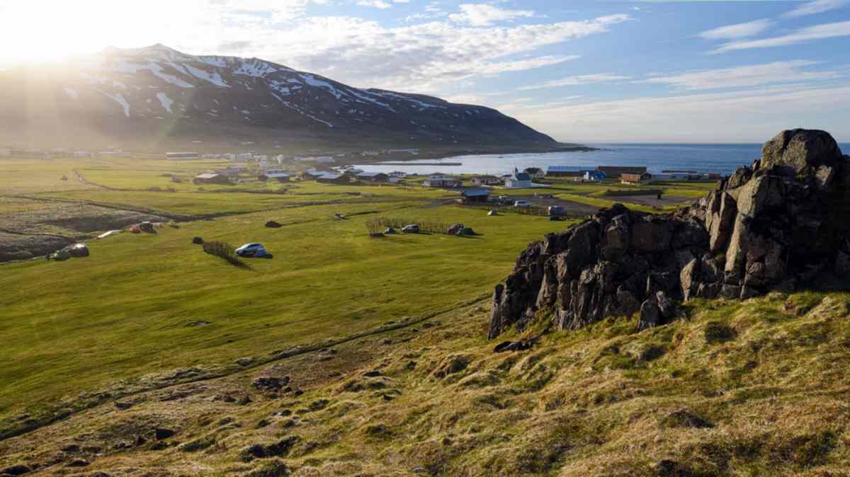 Bakkagerdi town in Iceland